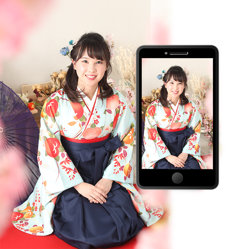 お客様のお持ち込みのスマホやビデオカメラなどでの撮影も可能となっております。大切な記念を色々な形で残して頂けます。