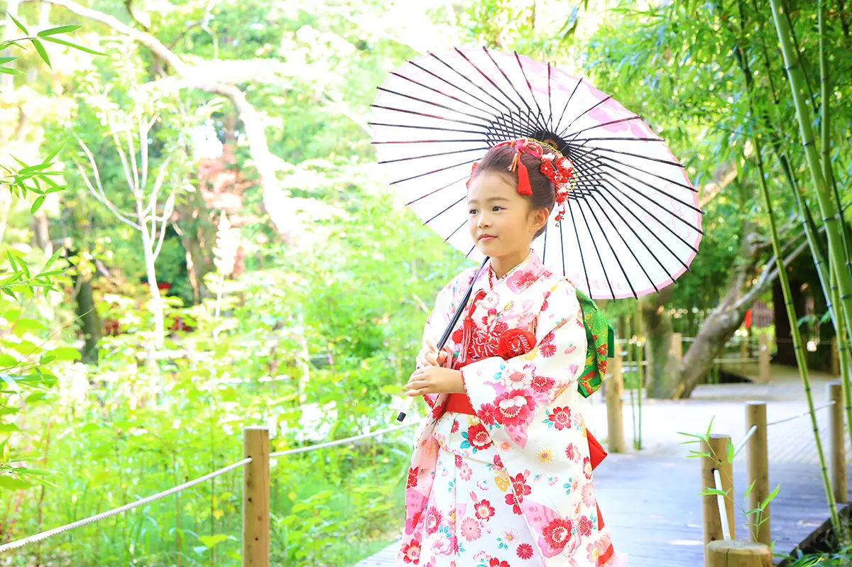 秋のお出かけ用お着物レンタル